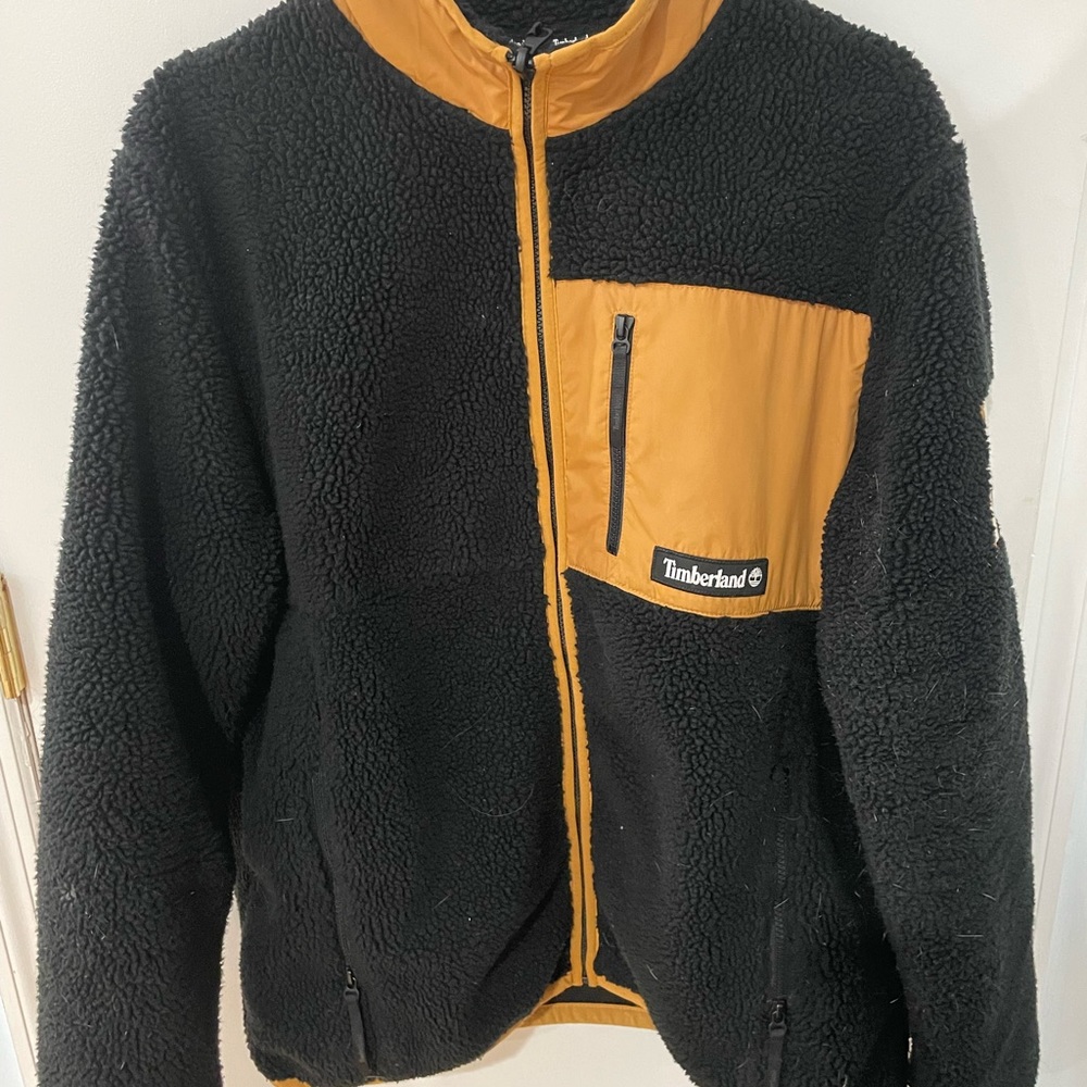 Men’s Timberland fleece in size large.